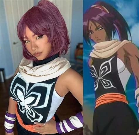 shihouin yoruichi cosplay|yoruichi cosplay bleach.